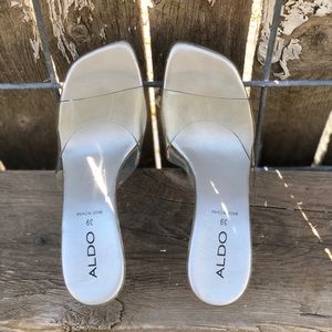 Transparent Clear Steve Madden Heels